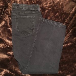 NYDJ Marilyn Straight black denim jeans size 18W